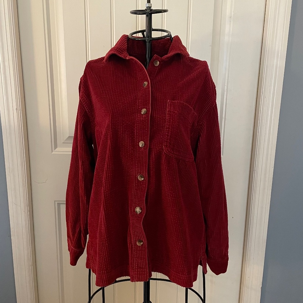 Vintage LL Bean corduroy shirt/jacket